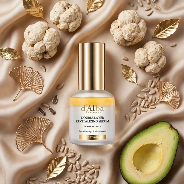 Efekt – sprężysta, wygładzona i promienna skóra z efektem radiance po serum d'Alba