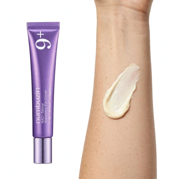 Precyzyjny aplikator kremu pod oczy z retinalem Numbuzin No.9+ NAD+ Volumetox