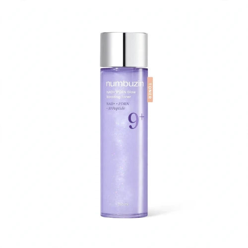Numbuzin No. 9 NAD PDRN Glow Boosting Toner – Rozświetlający toner do twarzy z koenzymem NAD+ i PDRN 150ml SaiL Cosmetics