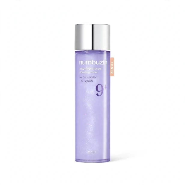 Numbuzin No. 9 NAD PDRN Glow Boosting Toner – Rozświetlający toner do twarzy z koenzymem NAD+ i PDRN 150ml SaiL Cosmetics