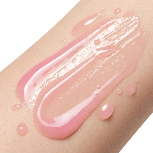 Jedwabista różowa konsystencja serum Medicube PDRN Pink Peptide z pipetą