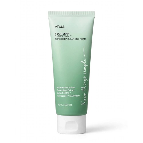 Anua Heartleaf Quercetinol Pore Deep Cleansing Foam – Głęboko oczyszczająca pianka do mycia twarzy 150ml SaiL Cosmetics
